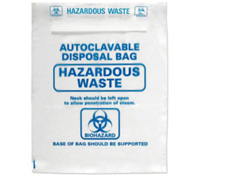 Biohazard Bags, Autoclavable2